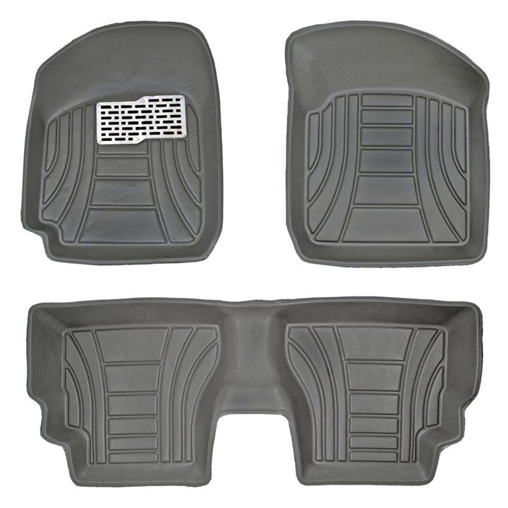 کفپوش سه بعدی خودرو  پانیذ مدل پشت نمدی کد MHLB N مناسب برای پراید 141